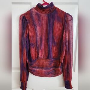 Elegant Pink and Purple Women's Top